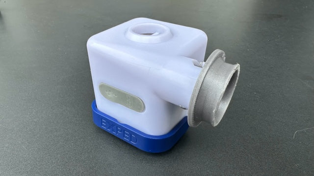 3D-Druckfile zum Gratis Runterladen: Adapter für das grosse Aufblas-Ventil von EXPED zu den EXPED Elektro-Pumpen mit Karabiner-Anschluss