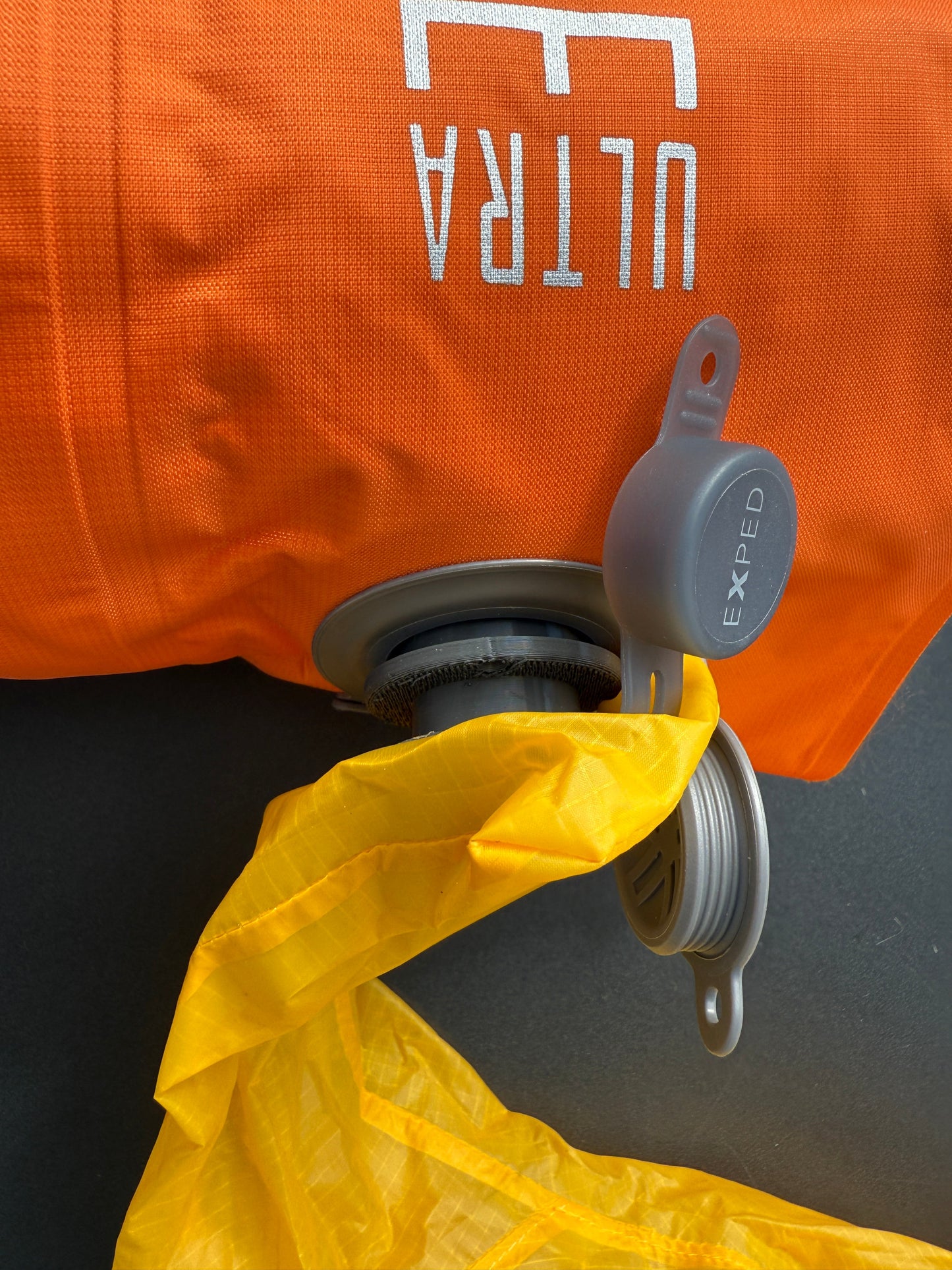 3D-Druckfile zum Gratis Runterladen: Adapter für BIG AGNES-Ventile zum Anschluss an den Schnozzel Pumpbag und anderen EXPED-Pumpen