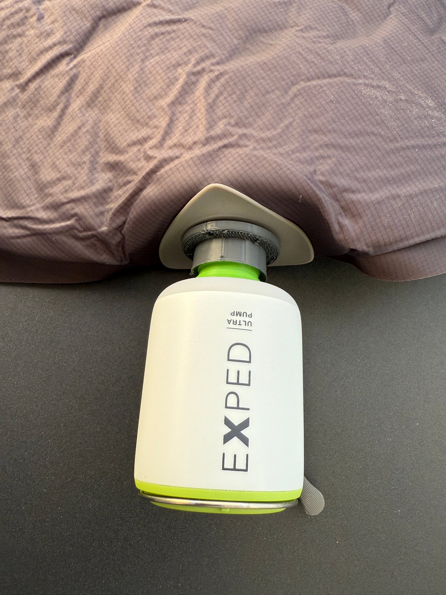 3D-Druckfile zum Gratis Runterladen: Adapter für das Ventil von OUTWELL und ROBENS zum EXPED - Schnozzel Pumpbag und andere EXPED Pumpen wie Mini Pump, Pillow Pump