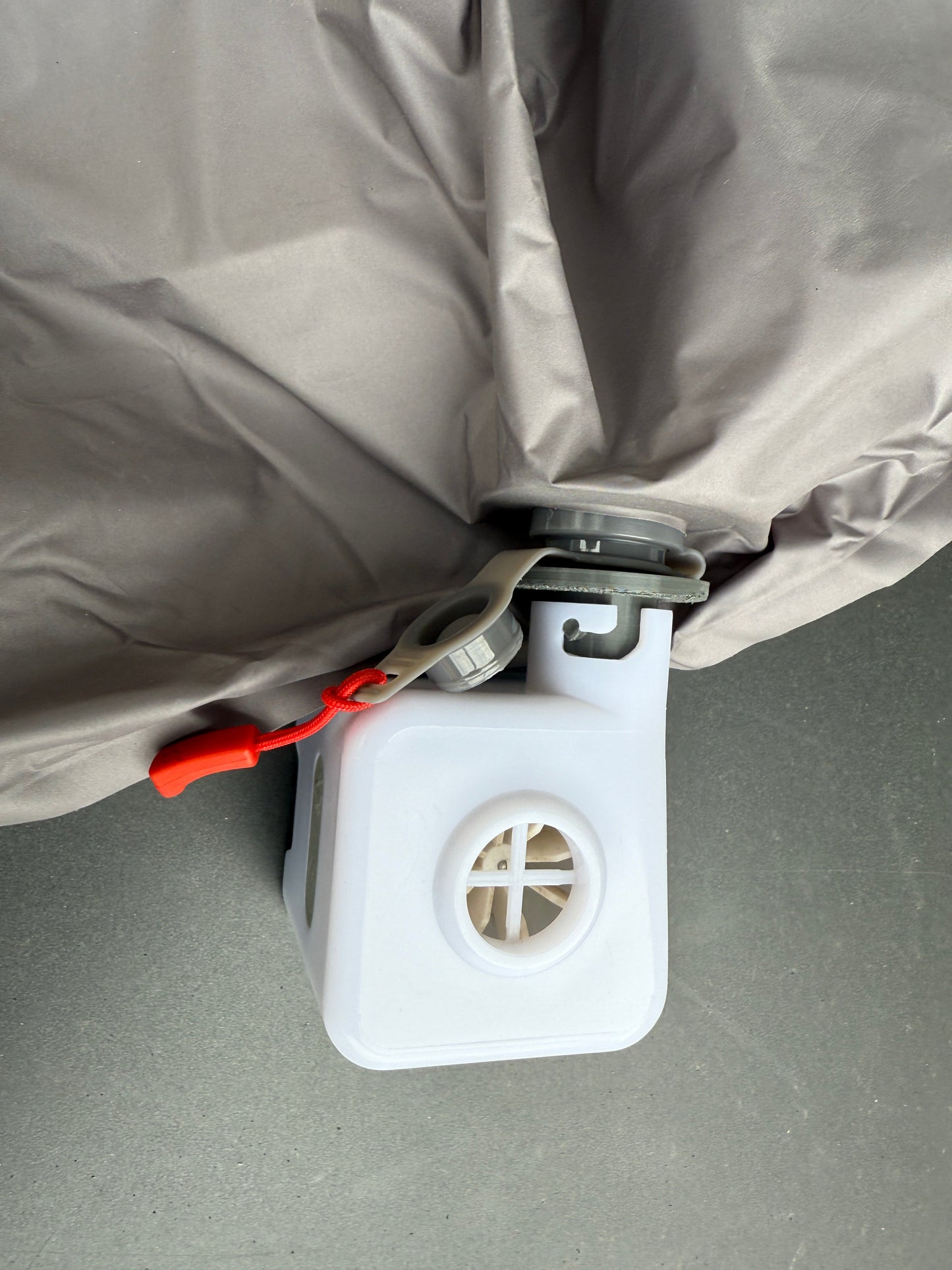3D-Druckfile zum Gratis Runterladen: Adpater für das Aufblasventil der Marke RAB passend auf die EXPED Elektro-Pumpen Widget und Mega Pump