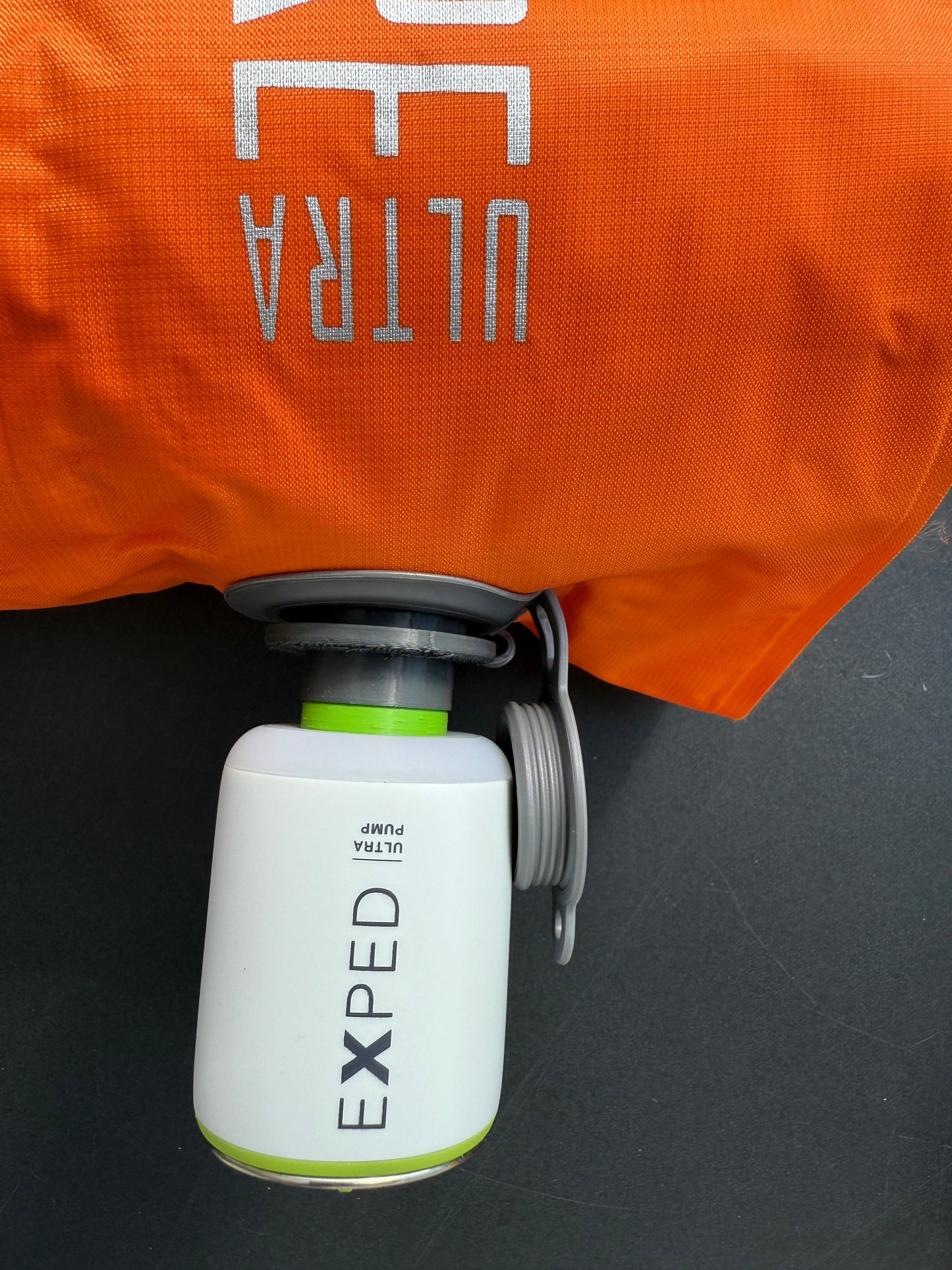 3D-Druckfile zum Gratis Runterladen: Aufsteckadapter für BIG AGNES-Ventile, der an den Schnozzel Pumpbag und andere EXPED-Pumpen angeschlossen werden kann