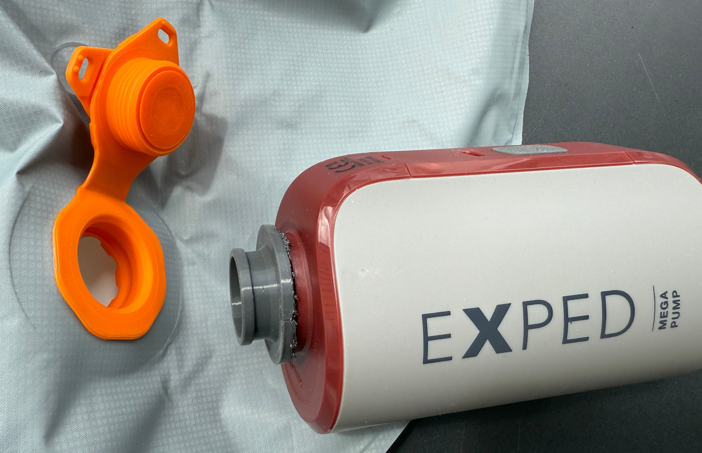 3D-Druckfile zum Gratis Runterladen: Adapter zum Ablassventil der Marke SEATOSUMMIT für EXPED's Mega Pump connecting to SEATOSUMMIT deflation valve