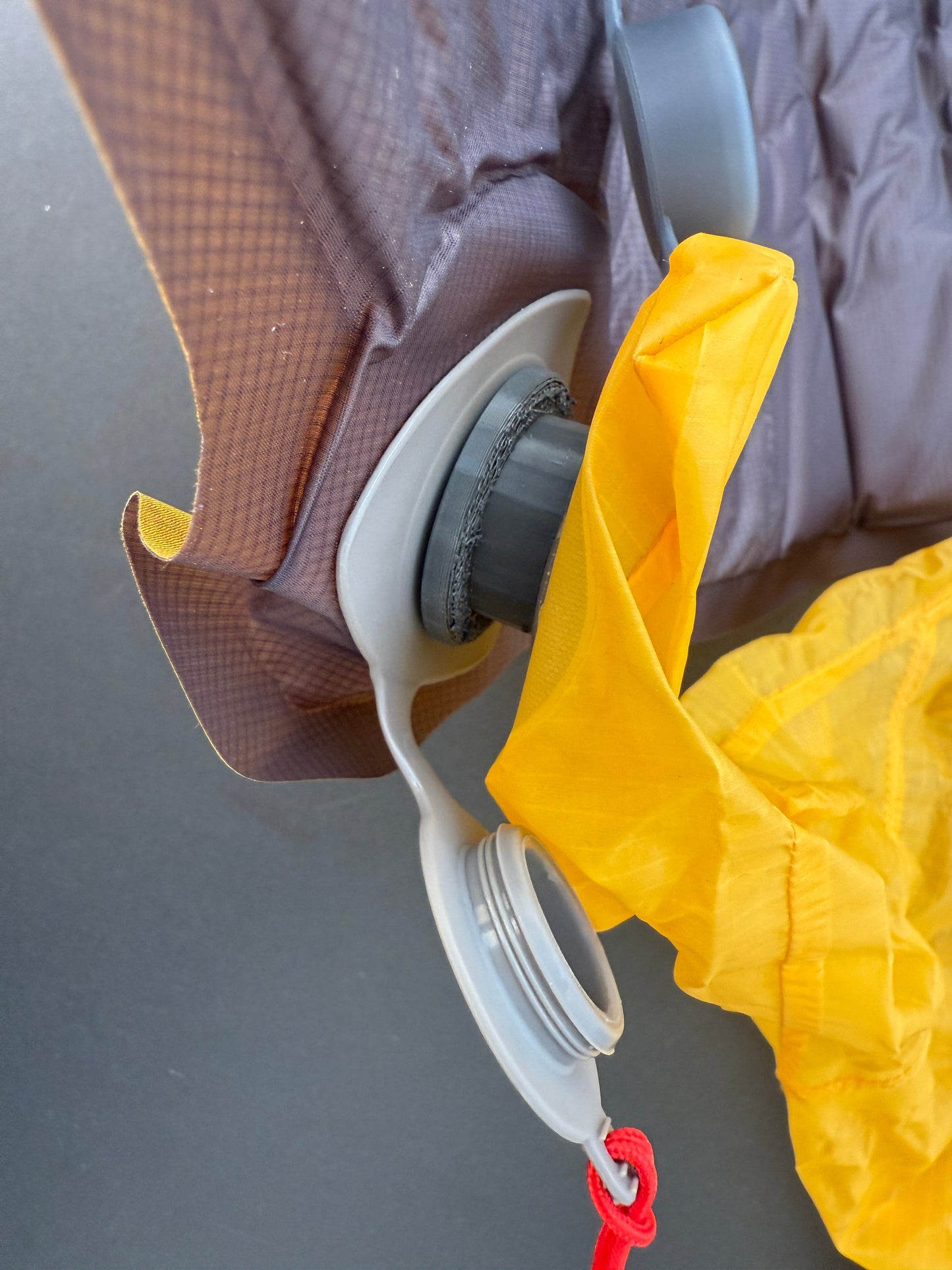 3D-Druckfile zum Gratis Runterladen: Adapter für das Ventil von OUTWELL und ROBENS zum EXPED - Schnozzel Pumpbag und andere EXPED Pumpen wie Mini Pump, Pillow Pump