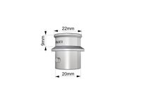 3D-Druckfile zum Gratis Runterladen: Original Aufblas-Adapter von EXPED mit Karabiner-Gewinde-Anschluss
